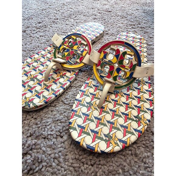 Tory Burch Enamel Miller Soft Sandal 7.5 - Picture 10 of 10